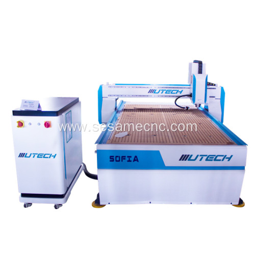 1325 CCD camera wood cnc router for advertising